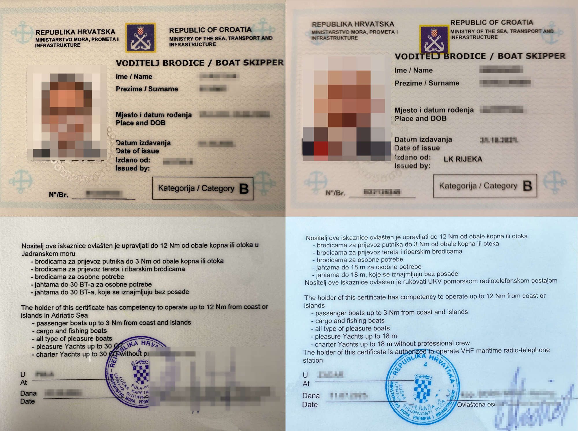 Bootsführerschein Kroatien 2025