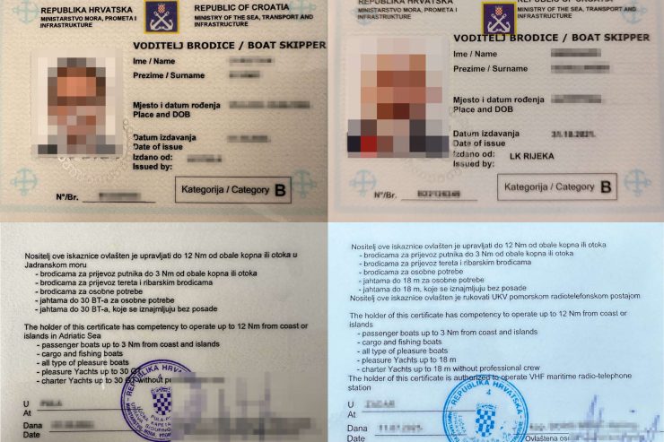 Bootsführerschein Kroatien 2025